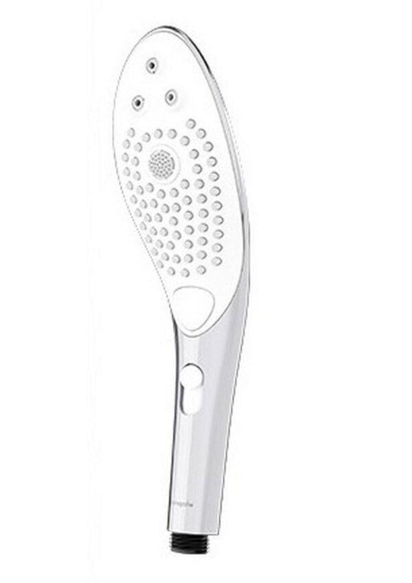 Womanizer Wave Silicone Hydro Stimulator - Chrome - Image 2