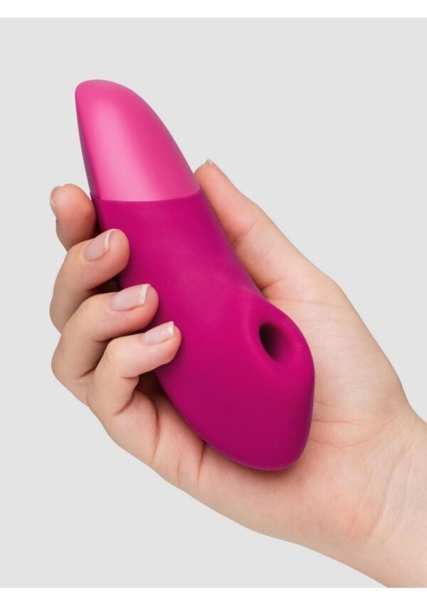 Womanizer Enhance Rechargeable Silicone Clitoral Stimulator - Vibrant Pink - Image 3