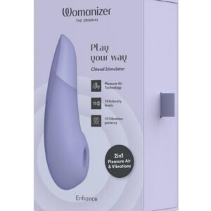 Womanizer Enhance Rechargeable Silicone Clitoral Stimulator - Lilac