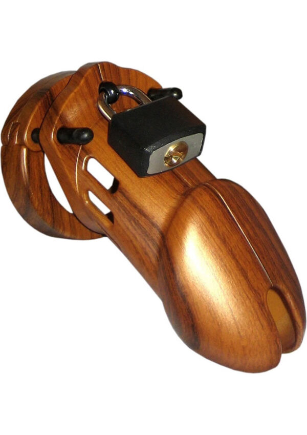 CB-6000 Designer Collection Male Chastity Device - Wood - Image 2