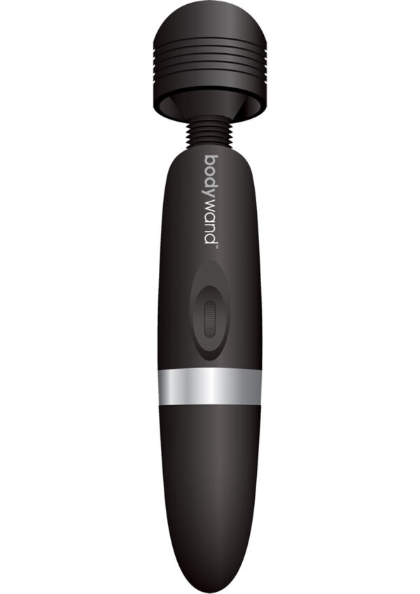 Bodywand Rechargeable Silicone Wand Massager - Black - Image 2