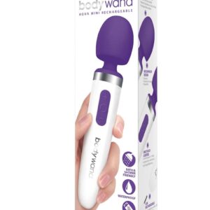 Bodywand Aqua Rechargeable Silicone Wand Massager - Purple