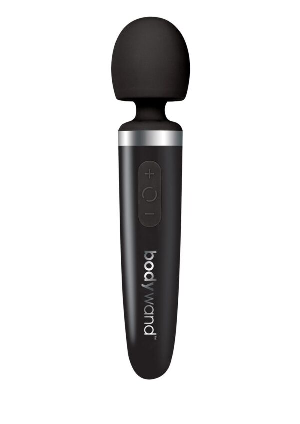 Bodywand Aqua Rechargeable Silicone Wand Massager - Black - Image 2