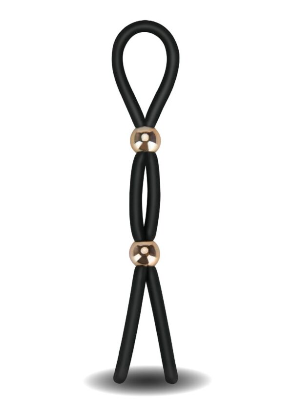 Frederick`s Of Hollywood Adjustable Stamina Silicone Lasso Cock Tie - Black - Image 2