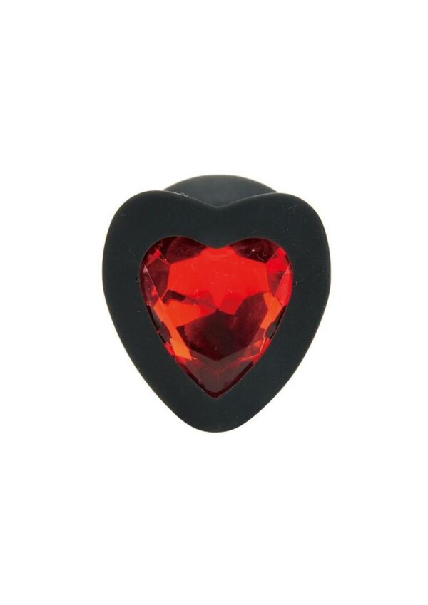 Whipsmart Heartbreaker Jeweled Silicone Anal Set (3 Piece) - Black/Red - Image 3