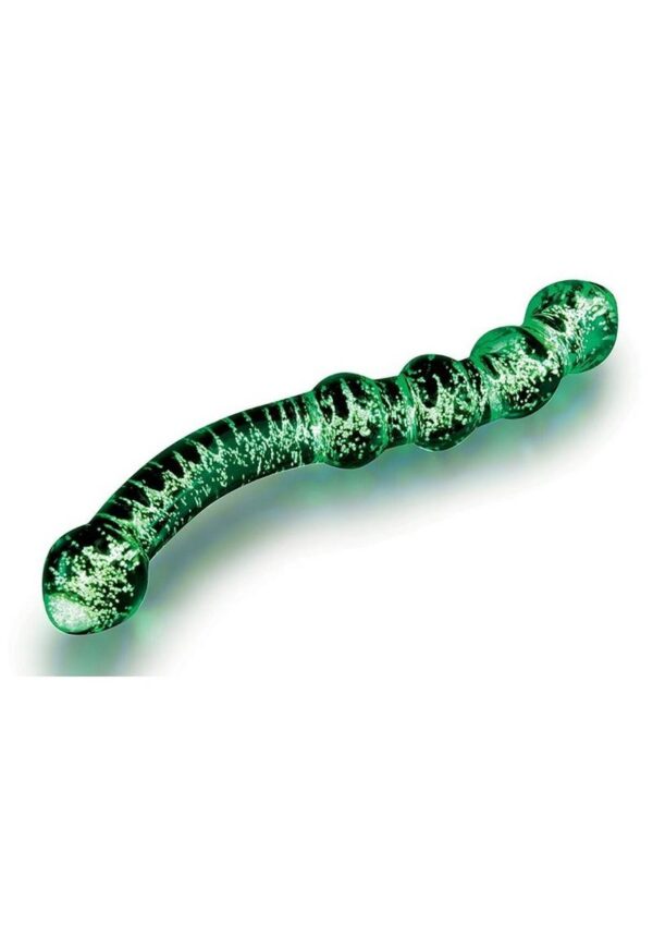 Whipsmart Dual Ended Beaded Glass Dildo 6.5in - Clear - Image 3