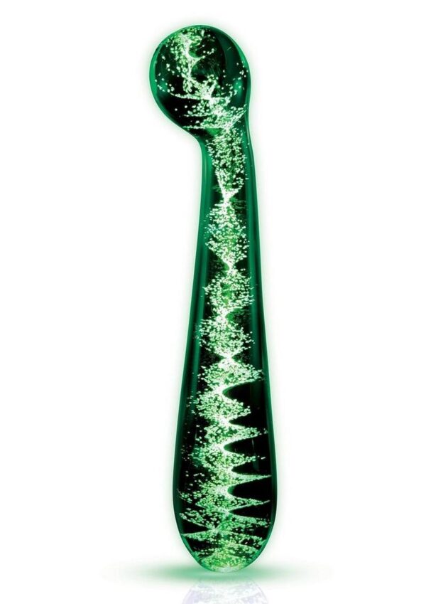 Whipsmart Bulbous Glass Dildo with Curved Base 6.5in - Clear - Image 2