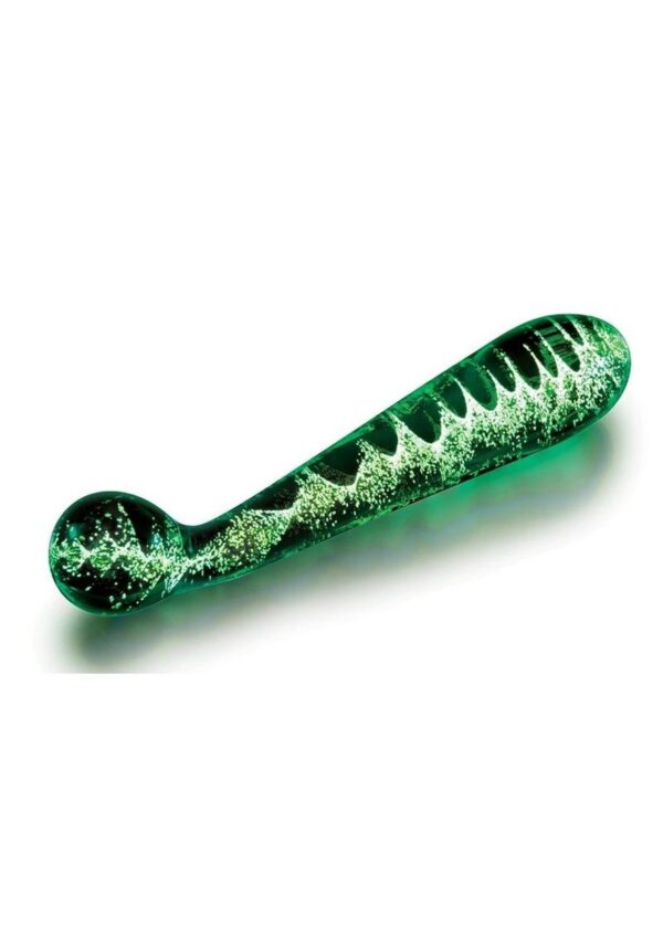 Whipsmart Bulbous Glass Dildo with Curved Base 6.5in - Clear - Image 3