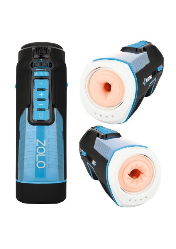 ZOLO Blowbot Full Shaft Male Blowjob Masturbator - Blue/Black - Image 2