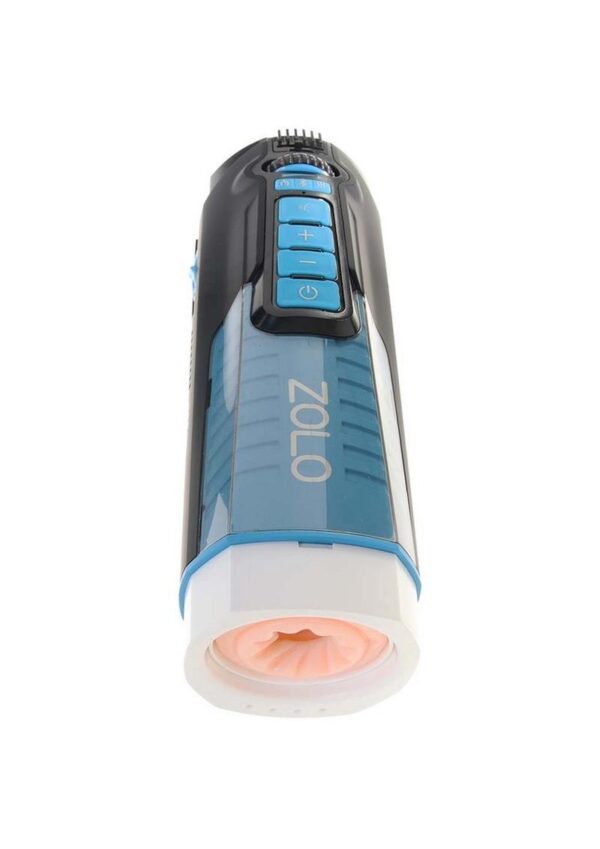 ZOLO Blowbot Full Shaft Male Blowjob Masturbator - Blue/Black - Image 3