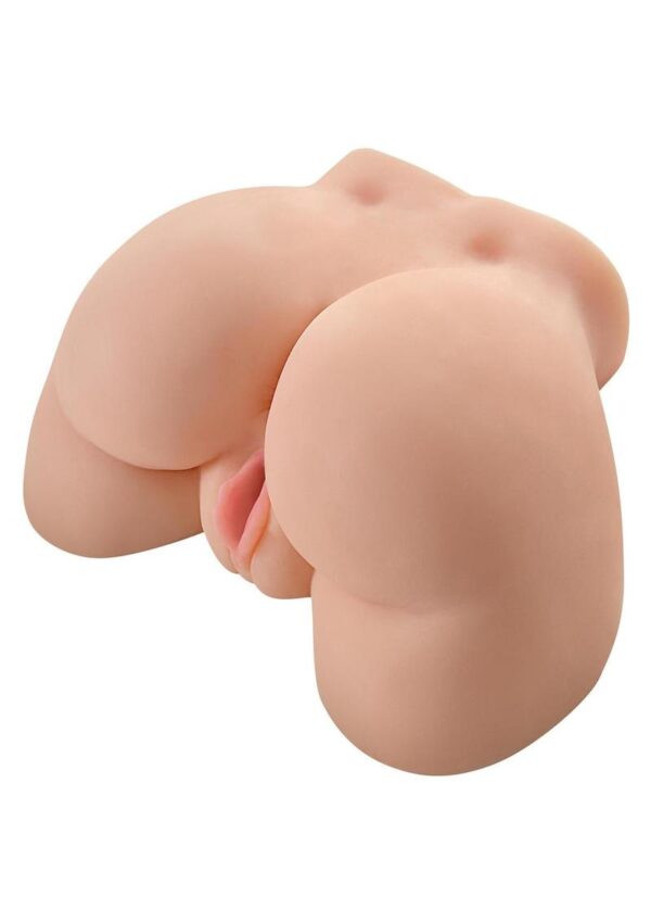 Pipedream Extreme Toyz Vibrating Ass Masturbator with Bullet and Wired Remote Control - Pussy and Butt - Vanilla - Image 3
