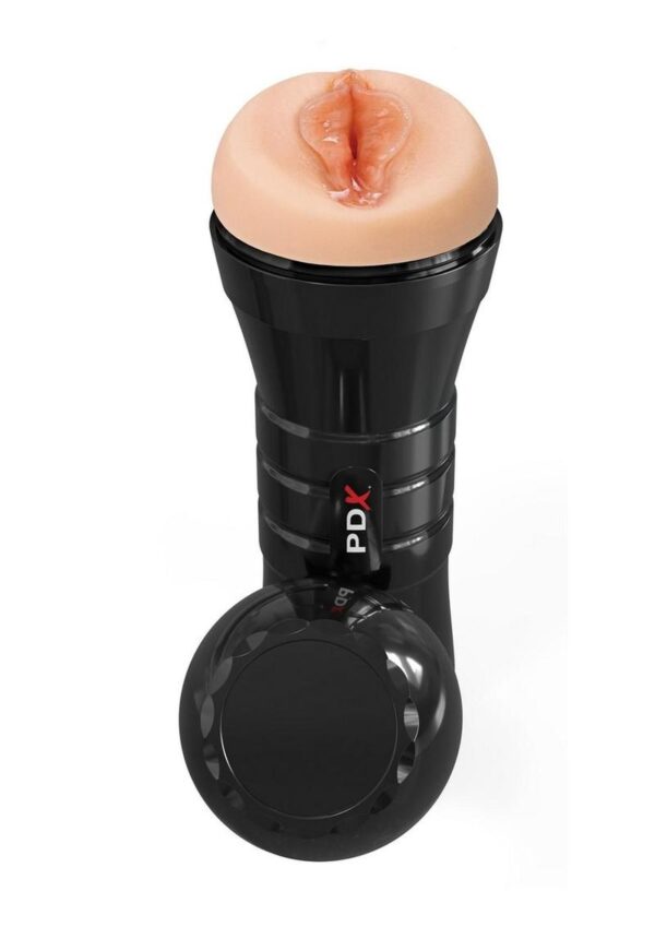 PDX Extreme Wet Pussies Super Luscious Lips XXL Self Lubricating Stroker - Vanilla - Image 2