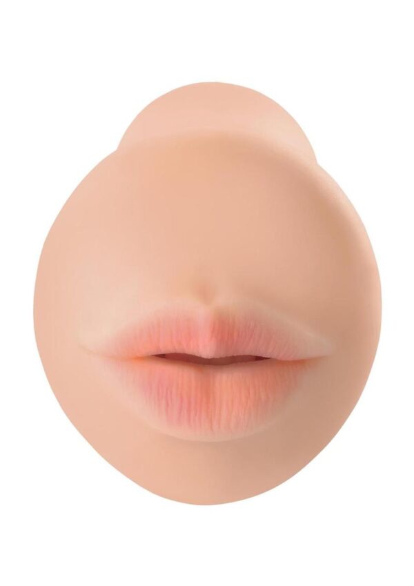 Pipedream Extreme Toyz Fuck Me Silly To Go Deep Throat Cocksucker Mega Masturbator - Mouth - Vanilla - Image 2