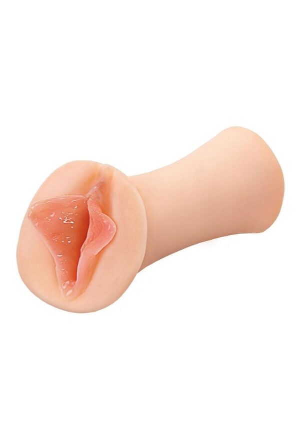 PDX Extreme Wet Pussies Luscious Lips Self Lubricating Stroker - Vanilla - Image 3