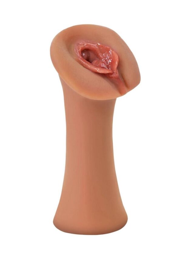 PDX Extreme Wet Pussies Juicy Snatch Self Lubricating Stroker - Caramel - Image 4