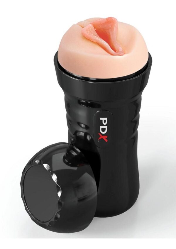 PDX Extreme Wet Pussies Super Luscious Lips Self Lubricating Stroker - Vanilla - Image 2