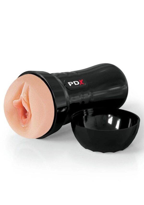 PDX Extreme Wet Pussies Super Juicy Snatch Self Lubricating Stroker - Vanilla - Image 3