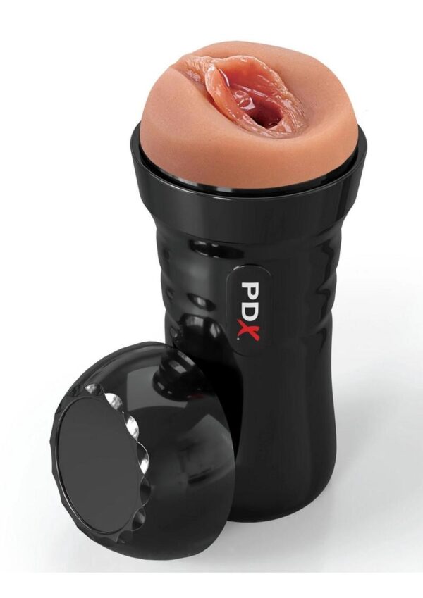 PDX Extreme Wet Pussies Super Juicy Snatch Self Lubricating Stroker - Caramel - Image 2