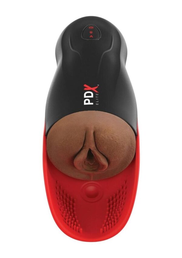 PDX Elite Fuck-O-Matic 2 Stroker Rechargeable Masturbator - Black/Chocolate - Image 2