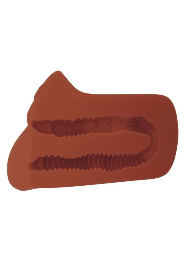 PDX Plus Pick Your Pleasure Stroker - Chocolate - Image 2