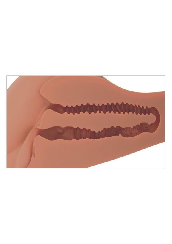 PDX Plus 360 Banger Multi Position Masturbator - Caramel - Image 4