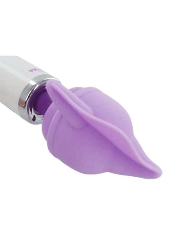 Wand Essentials Fluttertip Silicone Wand Attachment - Purple - Image 4