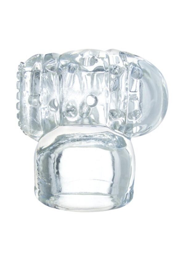 Wand Essentials Vibra Cup U-Tip Stimulator Attachment - Clear - Image 2