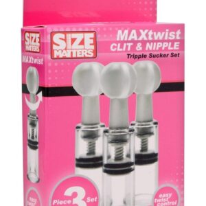 Size Matters Twisted Triplets Nipple and Clit Suckers