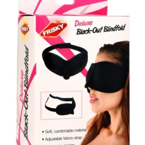 Frisky Deluxe Ergo Black-Out Blindfold - Black