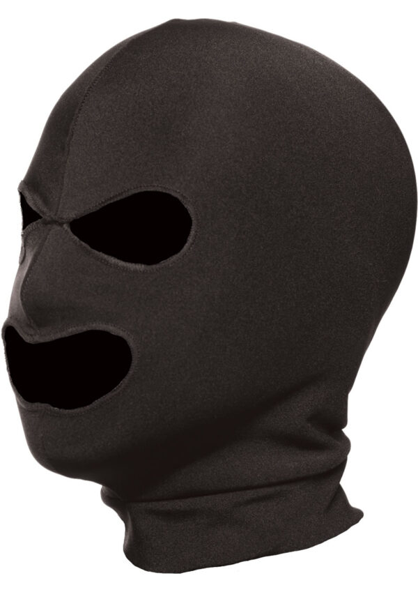 Master Series Spandex Hood with Eye and Mouth Holes - Black - Image 2