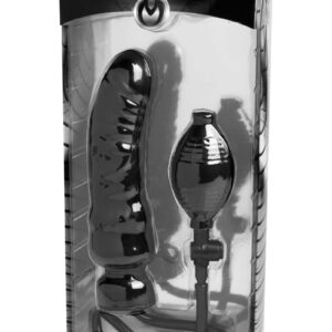 Master Series Renegade Inflatable 7.5in Dildo - Black