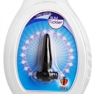 Trinity Vibes Vibrating Bum Tickler Mini Anal Plug - Black