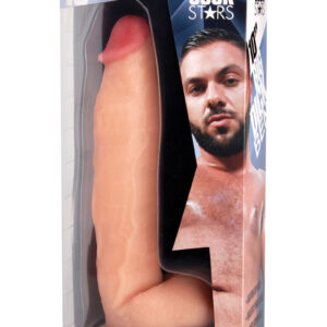 Raging Cockstars Big Dick Ben 10in Dildo - Vanilla