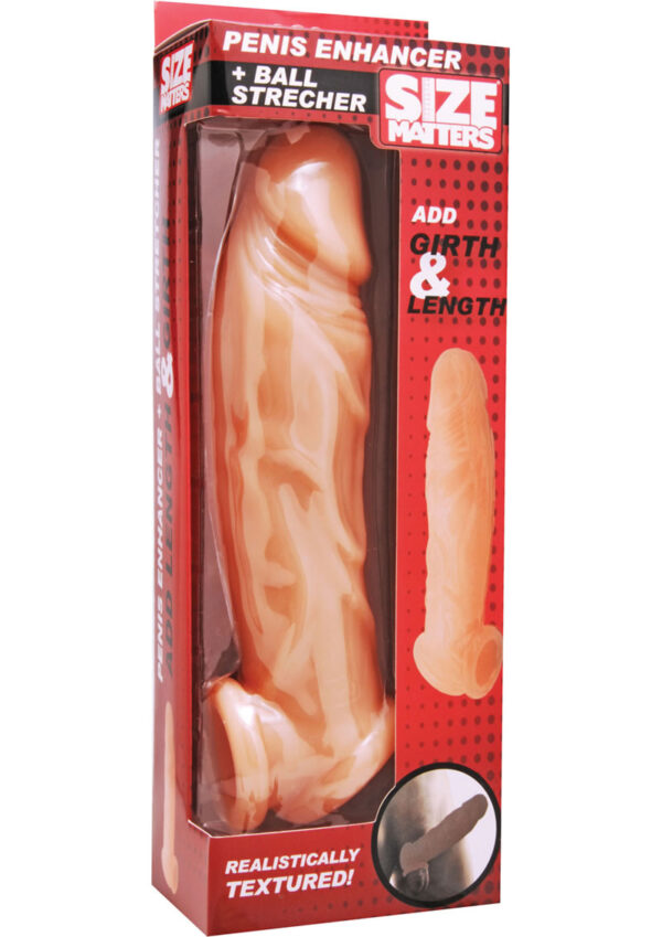 Size Matters Realistic Penis Enhancer - Vanilla