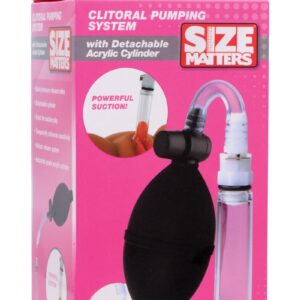 Size Matters Clitoral Pump with Detachable Acrylic Cylinder