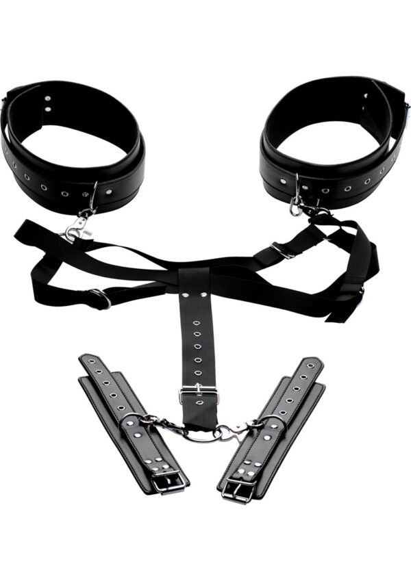 Master Series Acquire Easy Access Thigh Harness - Black - Image 2