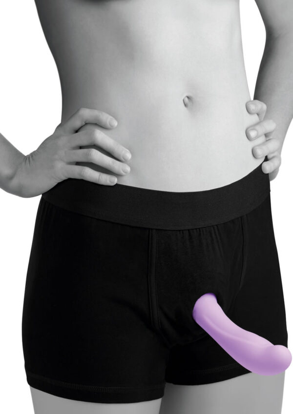 Strap U Mod Active Style Harness + Built In O Ring L/XL - Black - Image 2