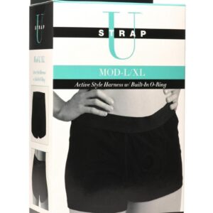 Strap U Mod Active Style Harness + Built In O Ring L/XL - Black