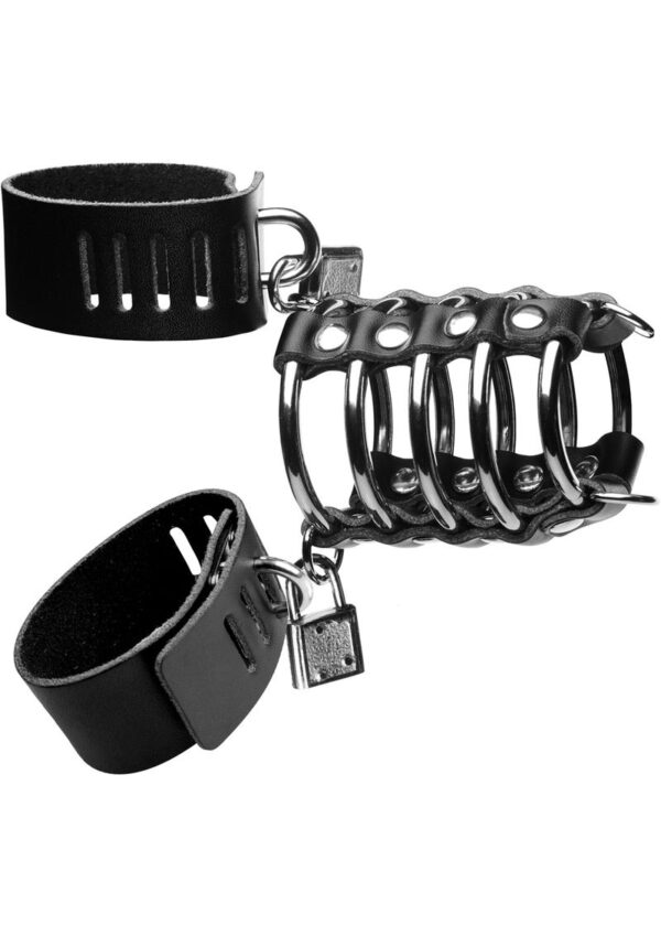 Strict Gates of Hell Chastity Device - Black - Image 2