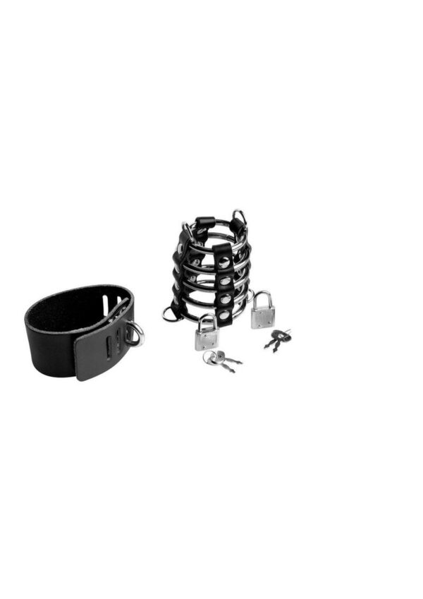 Strict Gates of Hell Chastity Device - Black - Image 3