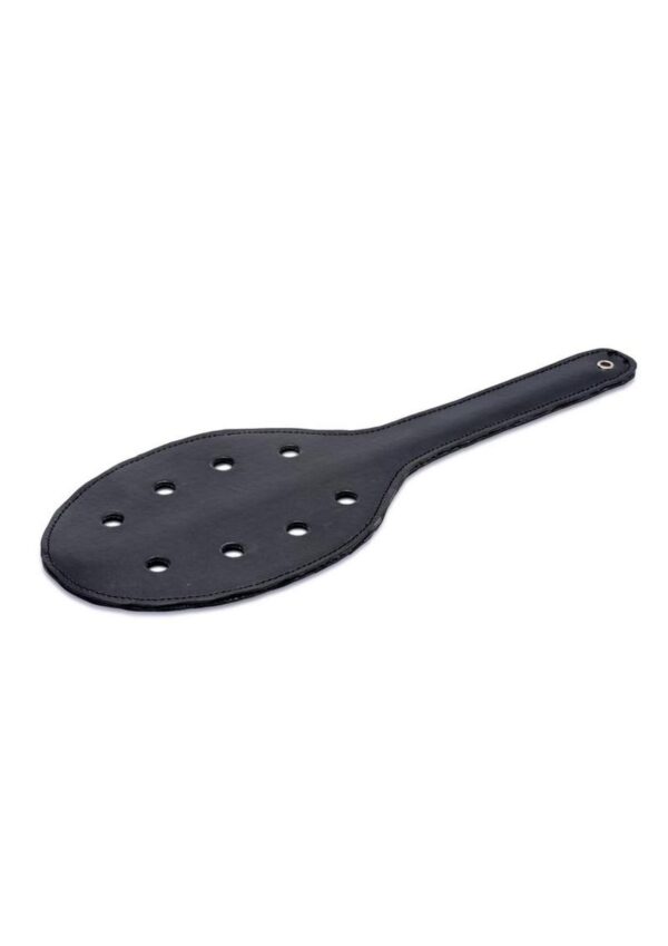 Strict Deluxe Rounded Paddle with Holes - Black - Image 3