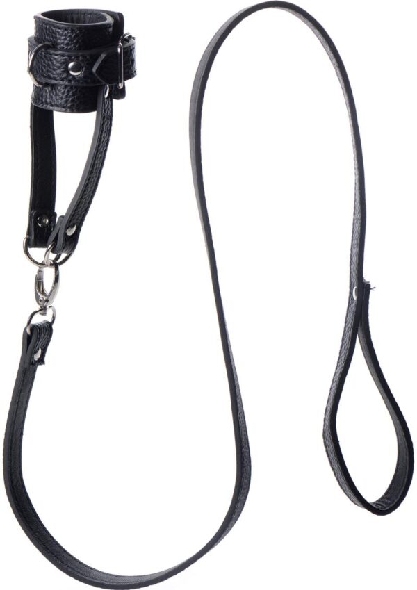 Strict Ball Stretcher with Leash - Black - Image 2