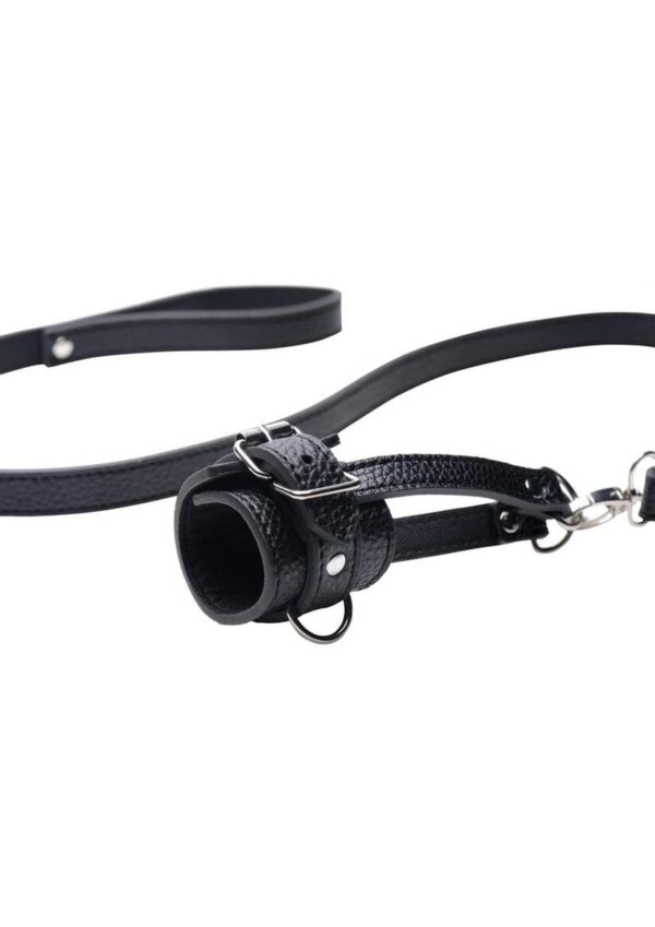 Strict Ball Stretcher with Leash - Black - Image 3