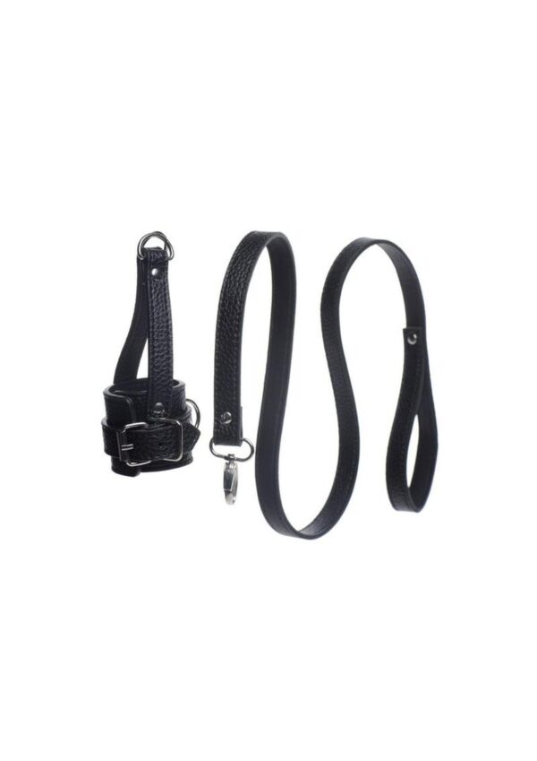 Strict Ball Stretcher with Leash - Black - Image 4