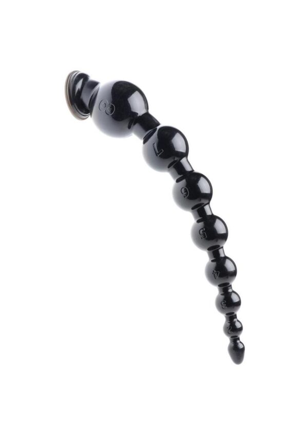 Hosed Graduated Beaded Hose - 19in Long - Black - Image 4