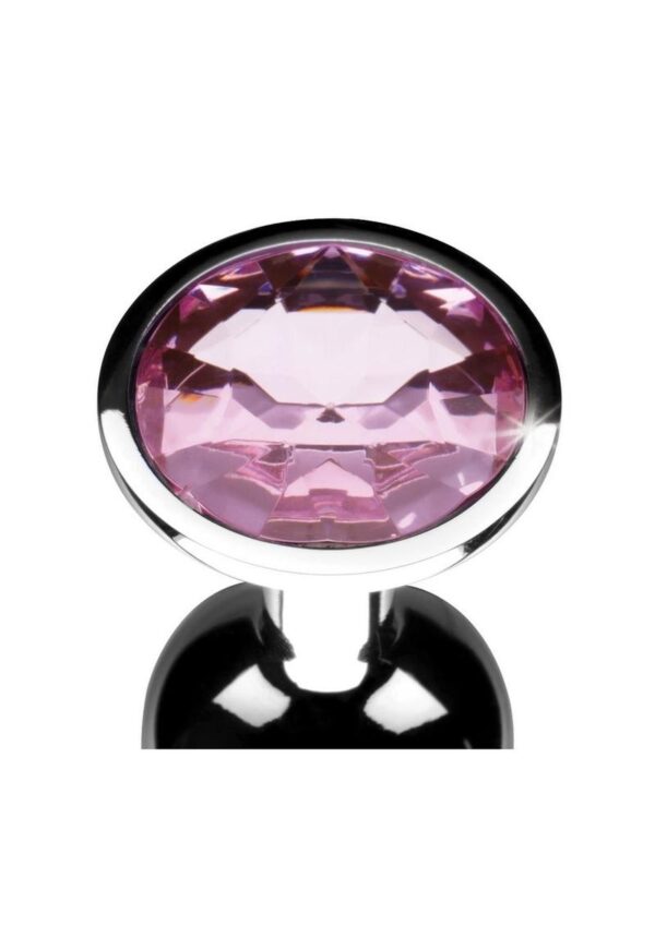 Booty Sparks Pink Gem Small Anal Plug - Pink - Image 3