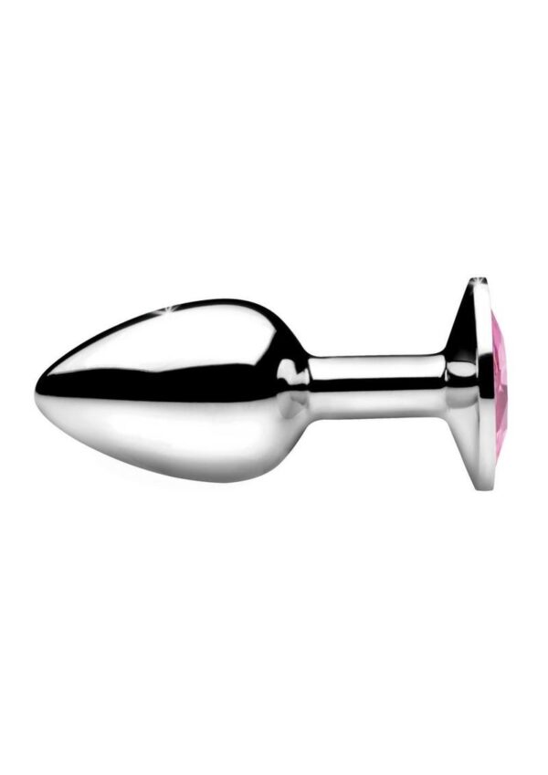 Booty Sparks Pink Gem Small Anal Plug - Pink - Image 4