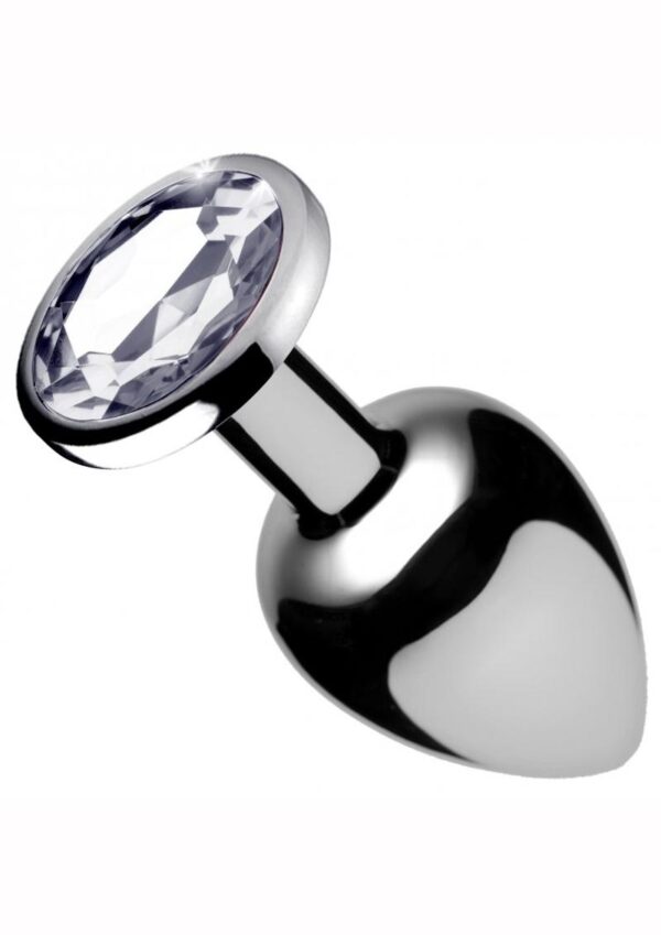 Booty Sparks Clear Gem Small Anal Plug - Clear - Image 2