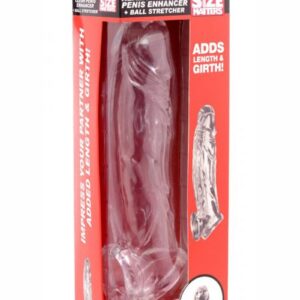 Size Matters Realistic Clear Penis Enhancer - Clear