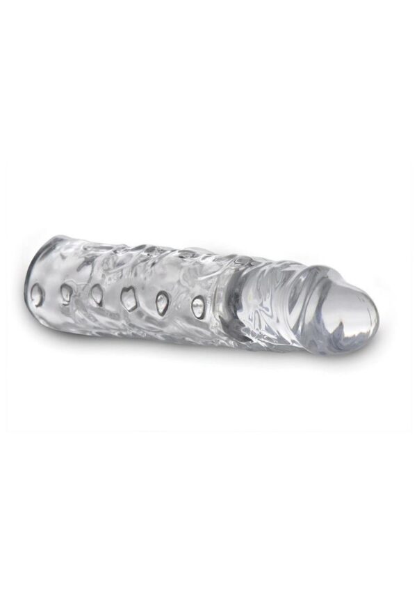 Size Matters Penis Enhancer Sleeve 3in - Clear - Image 4